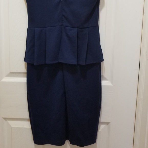 SOLD: Kardashian Kollection peplum dress - Picture 4 of 5
